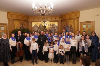 Вертепное представление в честь Рождества Христова