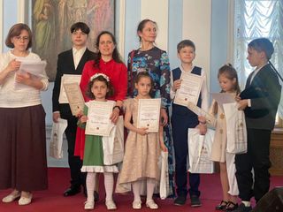 Воспитанники Воскресной школы приняли участие в епархиальном конкурсе чтецов «Пасхальное слово»