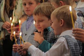 Молебен перед началом учебного года