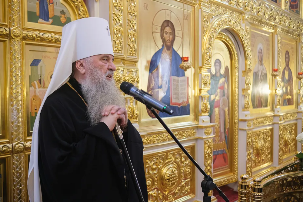 Митрополит Варсонофий совершил Всенощное бдение в храме Ксении Блаженной