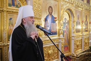 Митрополит Варсонофий совершил Всенощное бдение в храме Ксении Блаженной