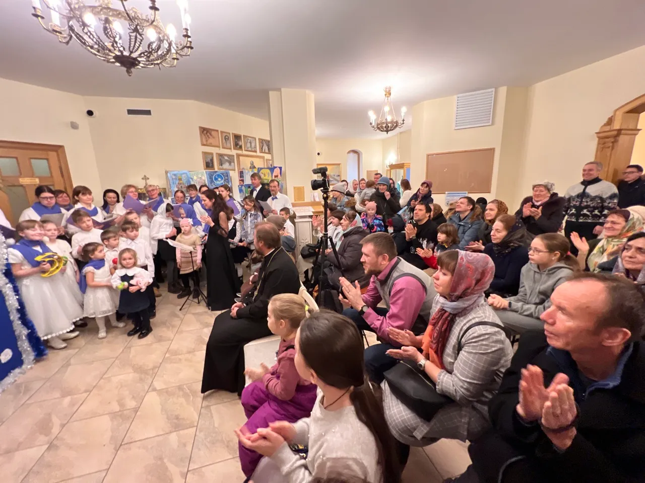 Вертепное представление в честь Рождества Христова