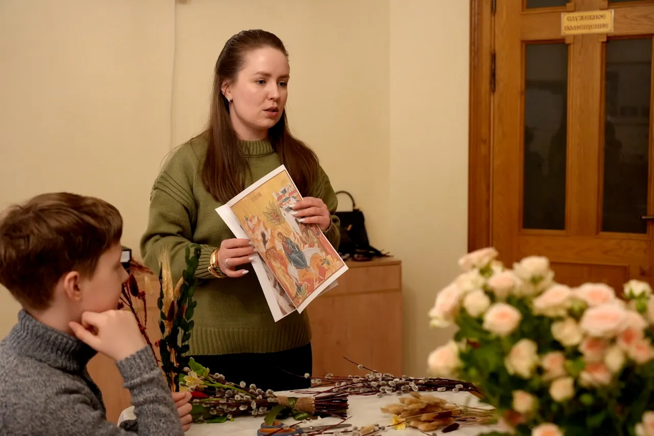 Мастер-класс для детей по созданию букетов из вербы