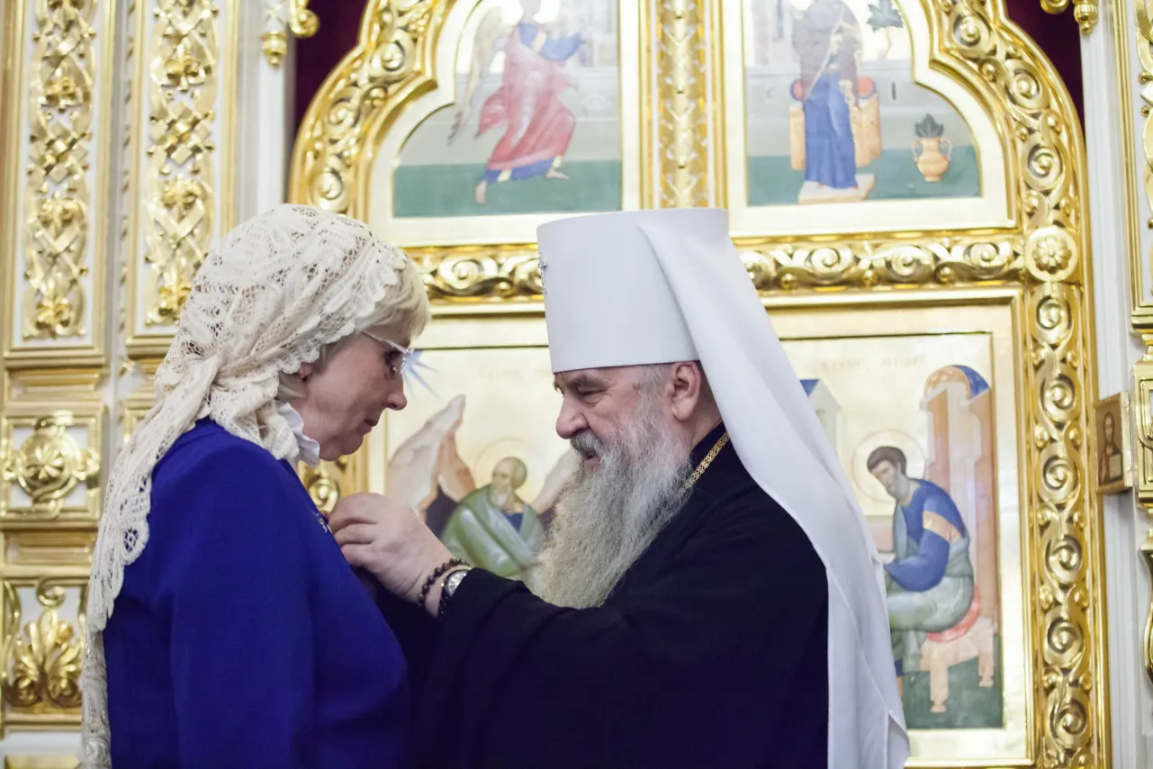 Митрополит Варсонофий совершил Всенощное бдение в храме святой Ксении Петербургской