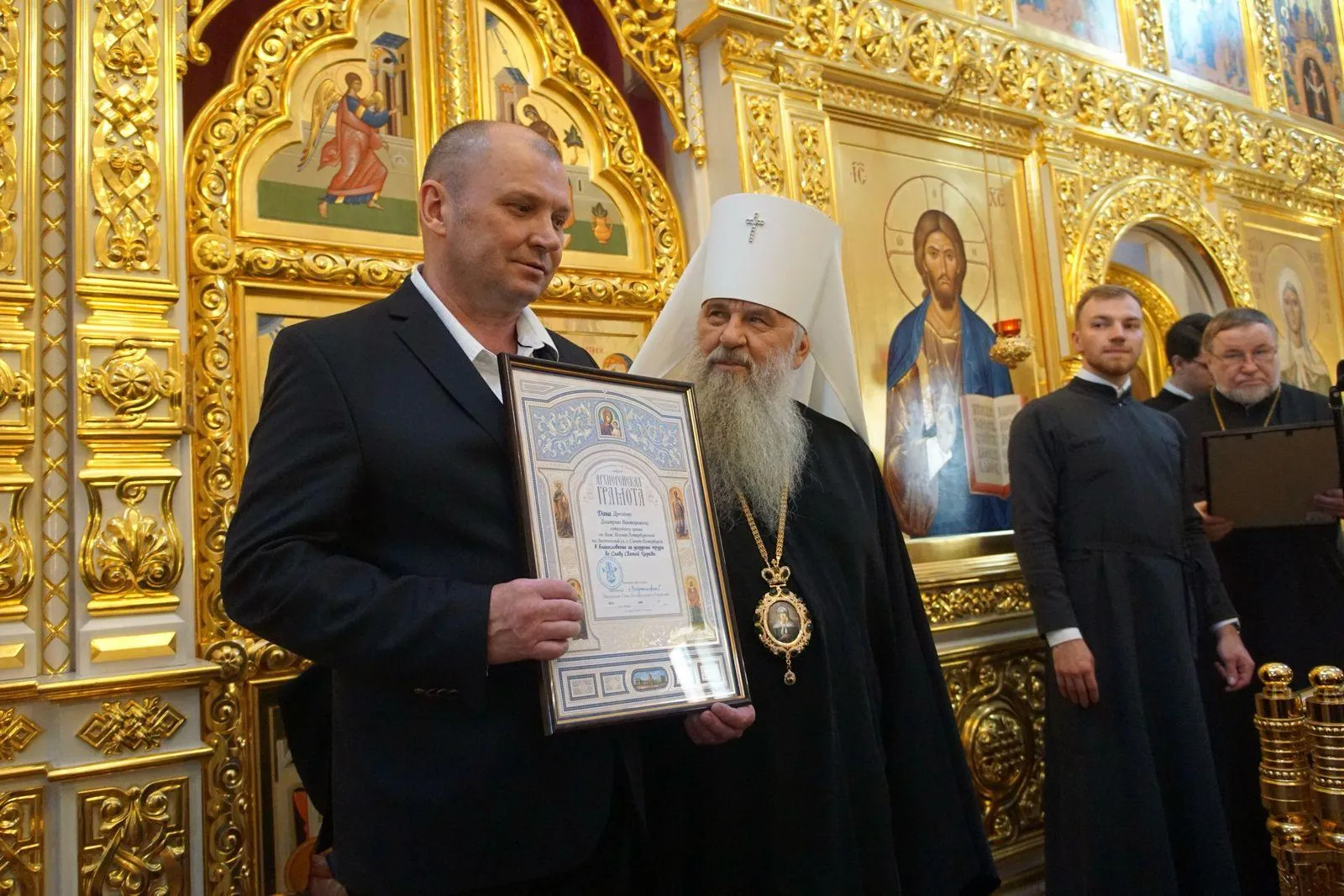 Митрополит Варсонофий совершил Всенощное бдение в храме Ксении Блаженной