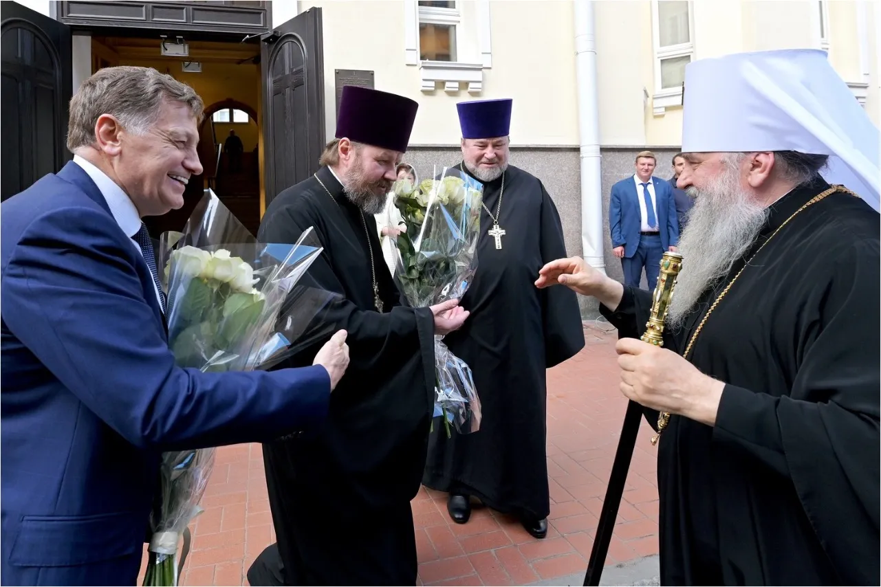 Митрополит Варсонофий совершил Всенощное бдение в нашем храме
