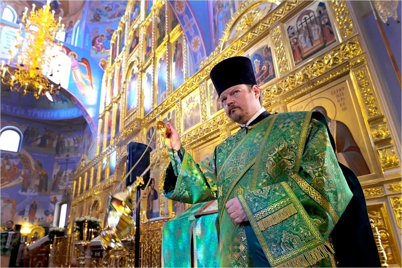 Митрополит Варсонофий совершил Всенощное бдение в нашем храме