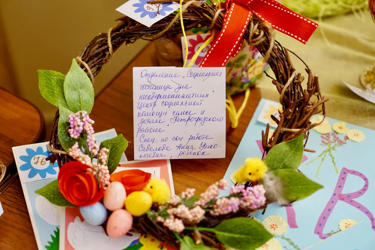 Работы участников конкурса детского творчества «Светлая Пасха» представлены в экспозиции нашего храма