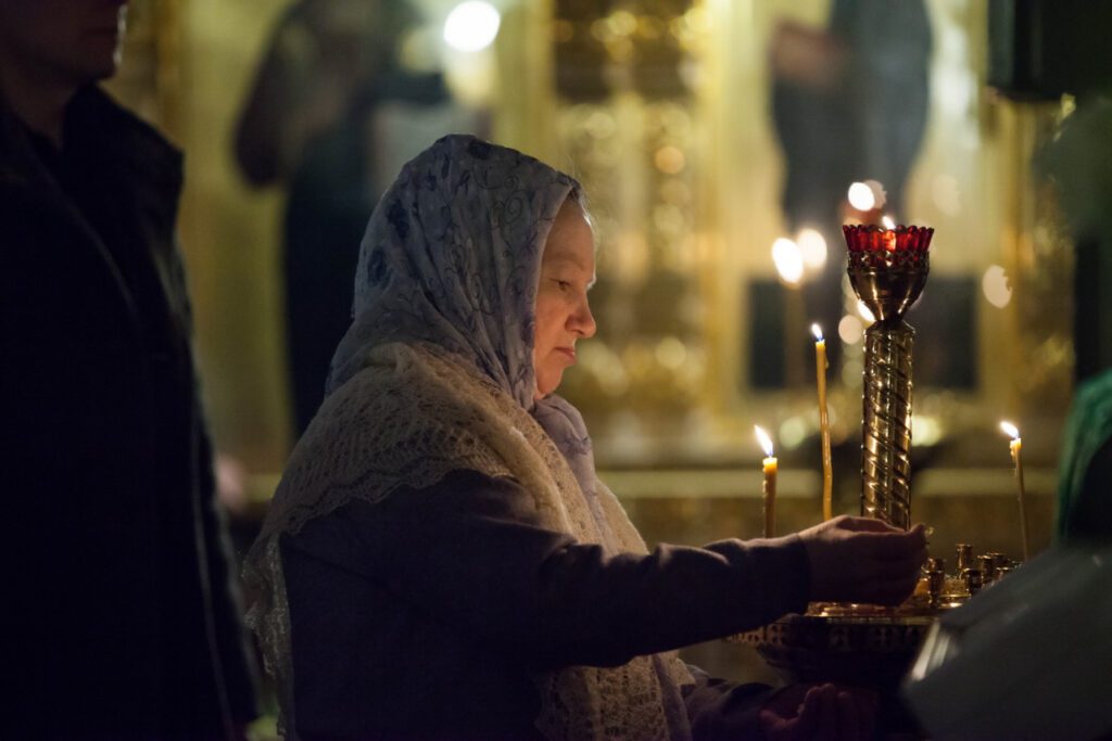 Митрополит Варсонофий совершил Всенощное бдение в храме святой Ксении Петербургской